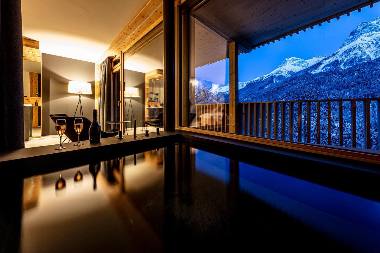 Hotel Arnica Scuol - Adults Only Exterior foto